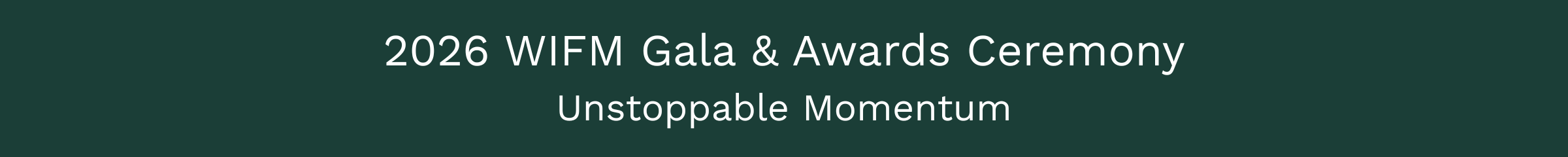  Women in Financial Markets Award logo